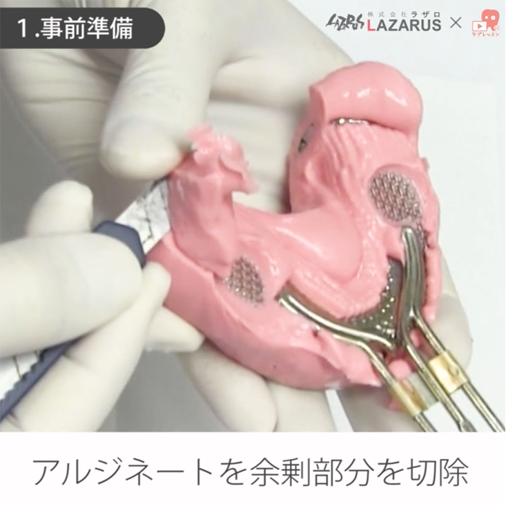 01.石膏の流し方 準備~練和