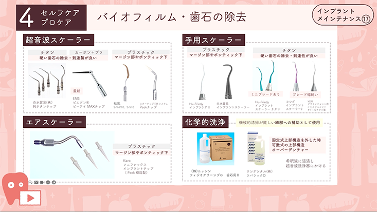 02.バイオフィルムと歯石除去の器具の選び方